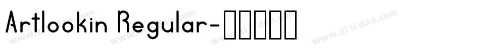 Artlookin Regular字体转换